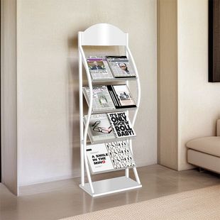 杂志架报刊架书报书架展示架宣传资料单页置物架收纳落地