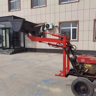 拖拉机改装铲车四轮改铲车农用铲斗抓草养殖铲车铲粪产粮铲车