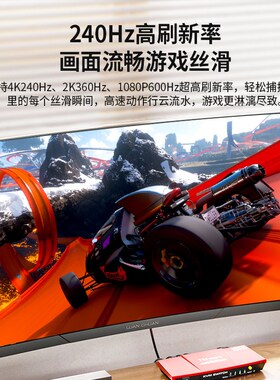 DP2.1 VESA认证80G高带宽4K240Hz8k120Hz兼容DP1.4电脑显卡连接线