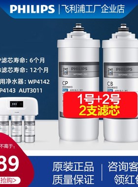 飞利浦净水机净水器WP4142/4143/AUT3011滤芯WP3965/3966炭棒CP