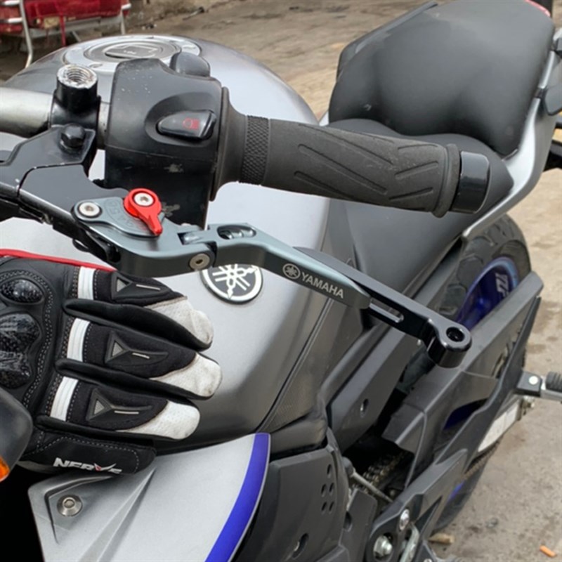 适用雅马哈 MT03/07/09 YZF-R1/R3/R6 改装刹车牛角 离合手把拉杆