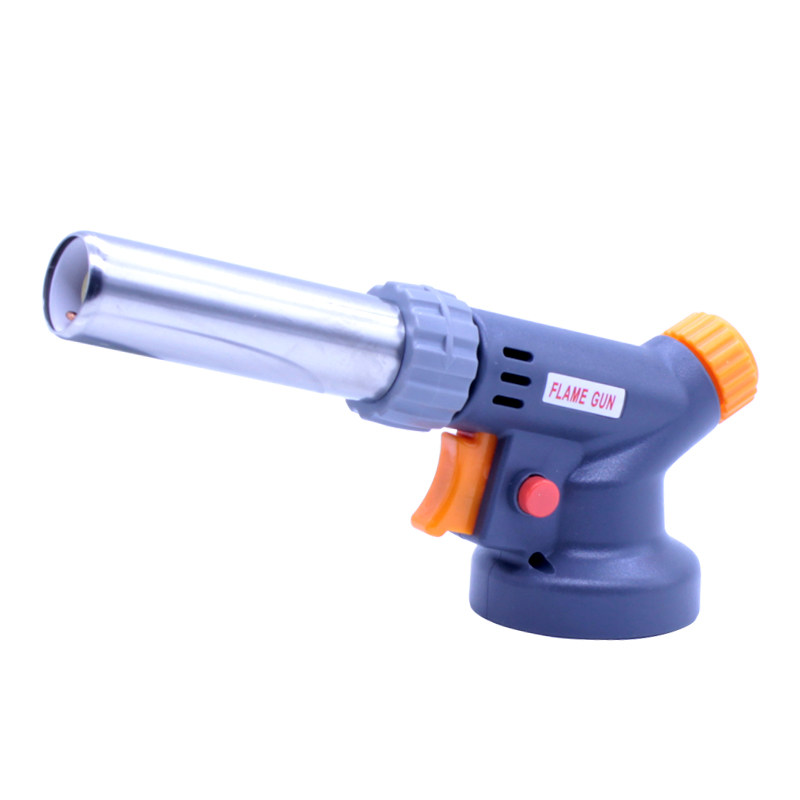 卡式气罐喷火枪焊枪烧猪毛火焰喷灯烘焙便携式喷枪头家用喷火器