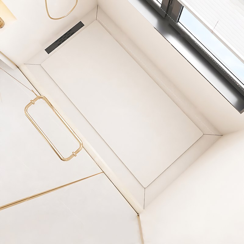 火烧面岩板淋浴板淋浴房地板石浴室防滑石卫生间下沉式淋浴板踏板