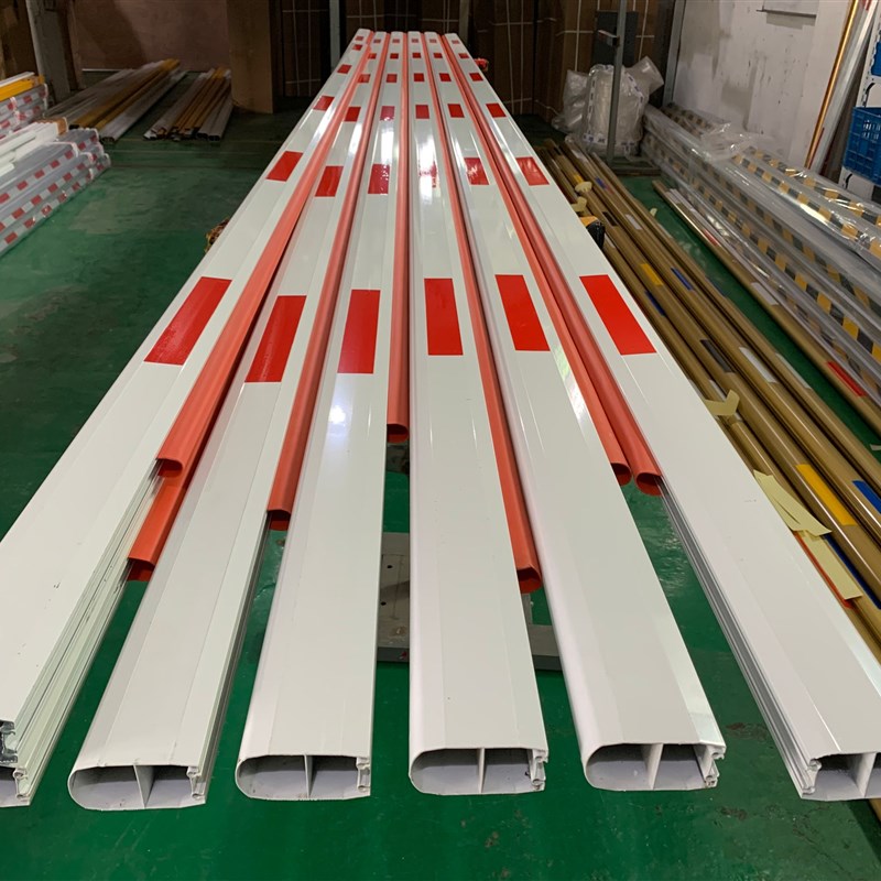 停车场铝合金八角杆道闸栏杆小区门禁起落杆门卫拦车升降杆上下