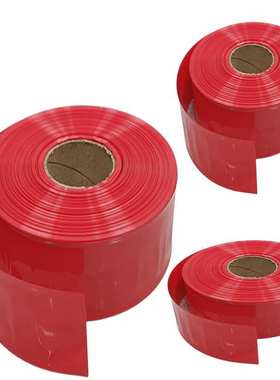 18650 21700 26650 32650电池 大红色PVC热缩套管外皮绝缘收缩膜