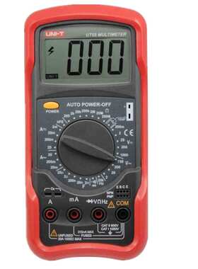 优利德UT55万用表 带测电容/频率/温度功能大屏幕数显多用表UT-55