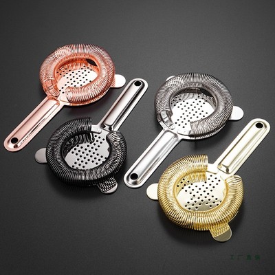 不锈钢调酒滤冰器过滤器隔冰器过滤网调酒套装鸡尾酒酒吧Strainer