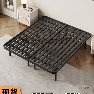 悬浮床架子加厚加固排骨钢架铁艺床双人铁床宿舍出租房单人铁架床