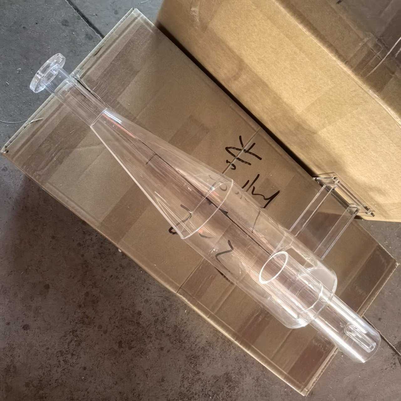亚克力制品 旋风分离器 粉尘脱硫塔 锥斗 半球 法兰 水箱密封弯管