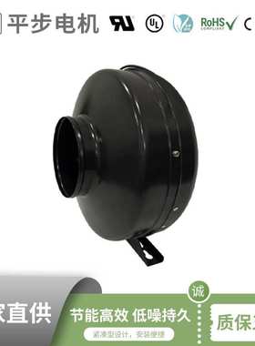 PBM 200mm 无刷单流向换气通风换气风扇家用商用高能效管道风机