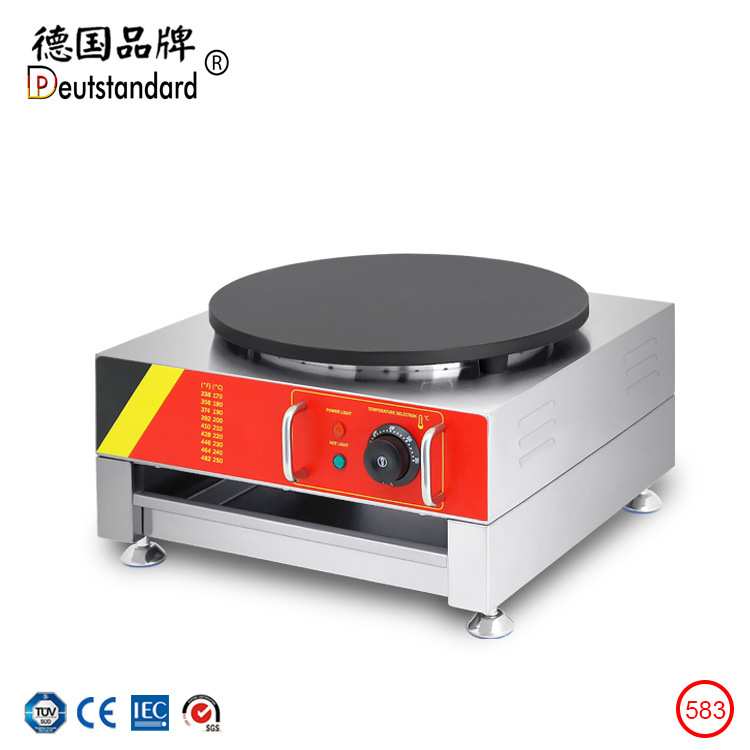 商用可丽饼机电热班戟炉印度飞饼商用班戟炉煎饼机煎饼果子机器