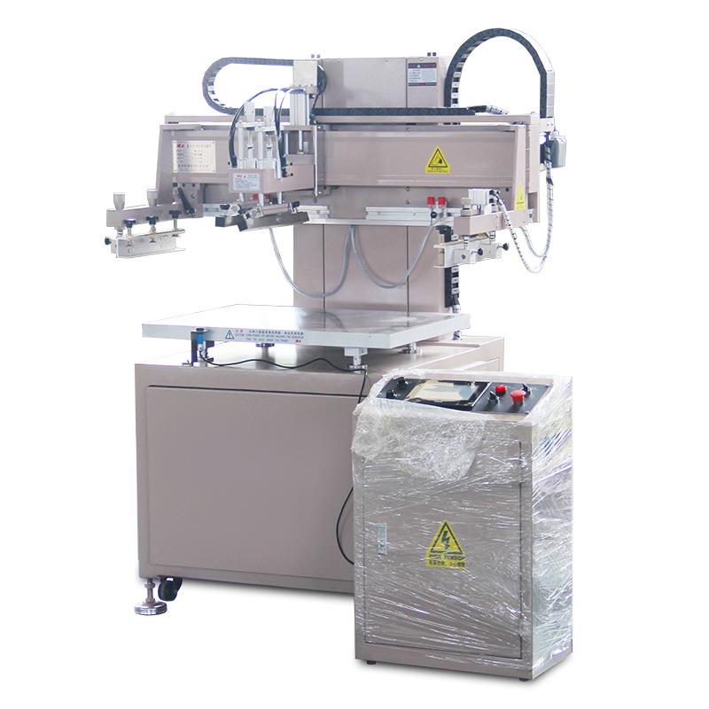 大型围裙裁片丝印机全自动批量印刷机小型半自动布料叠层放置