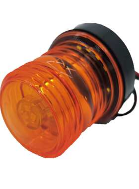 黄色360°环照尾舷灯12-2V锚灯LED指示灯信号灯游艇小艇照明灯