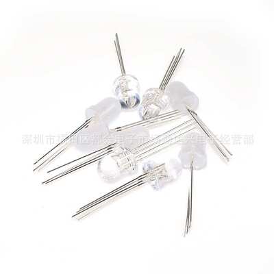 f8雾状全彩共阴8mm全彩雾状RGB圆头四脚直插led灯珠发光二极管