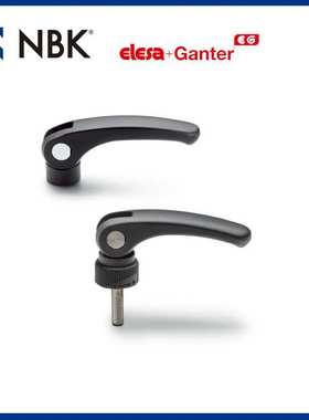NBK ELESA LAC-SST-p-R 凸轮夹紧杆高科技聚合体 黑色亚光饰面