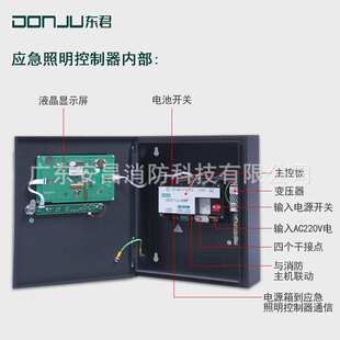东君集中电源应急照明控制器壁挂式EPS系统联动280*100*340mm