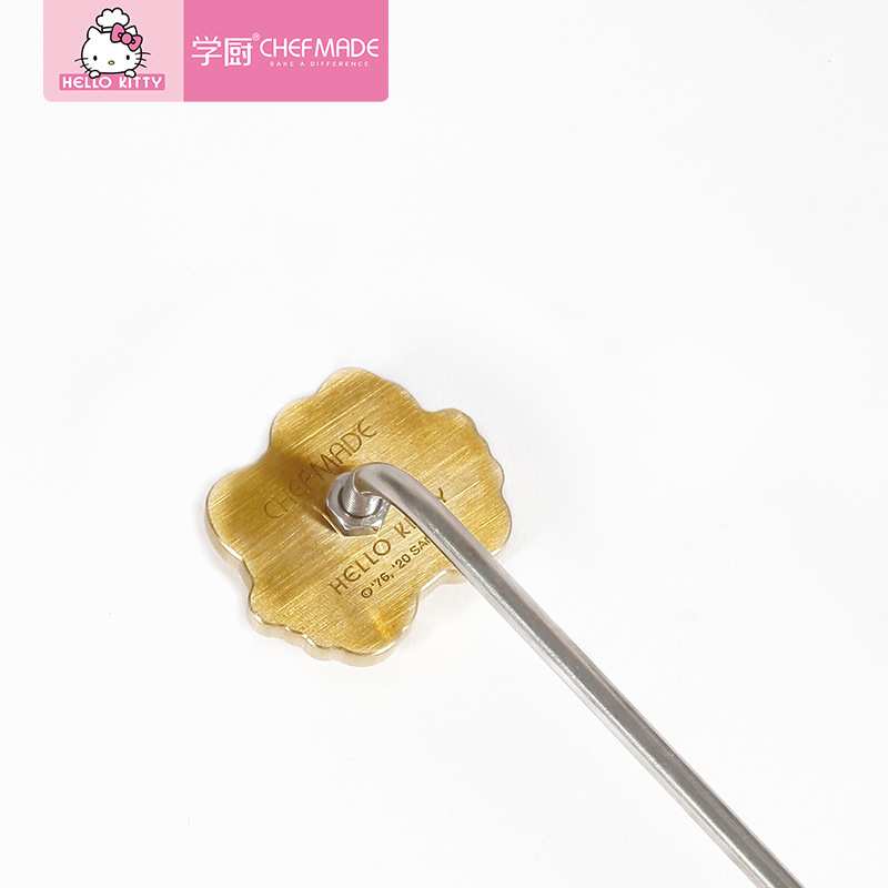学厨 KITTY火烧铜模烘焙印章古早蛋糕烙印模具馒头烫印2号烙印