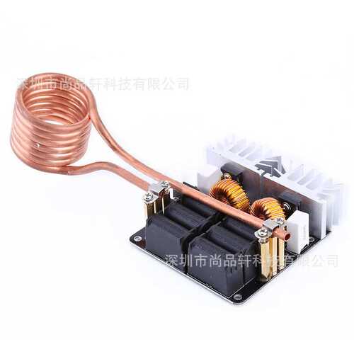 1000W ZVS高频感应加热机 高频机 高频淬火 中频炉 带铜管 机器人