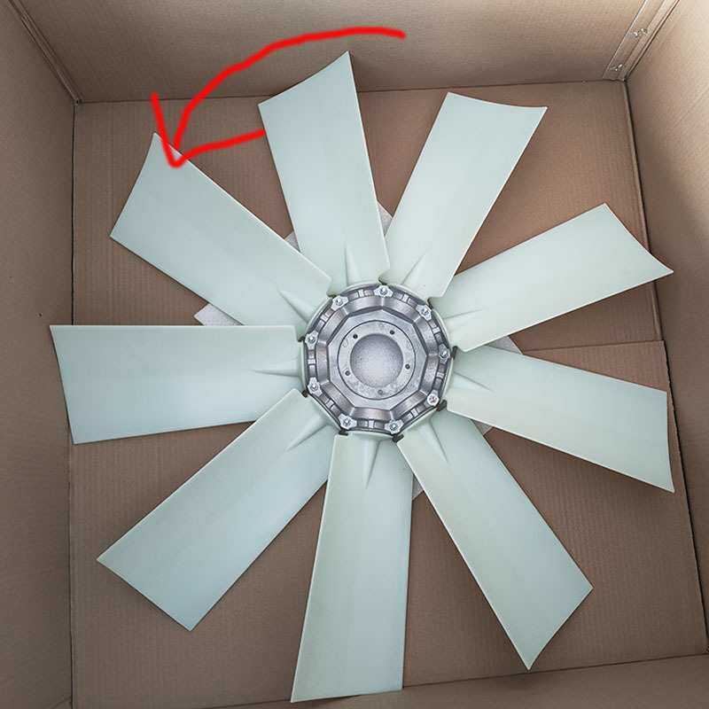 发电机组散热风扇叶吹水箱轴流风机风扇空压机扇叶尼龙风叶可调