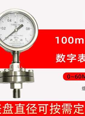 上仪四厂Y-100BFZ/Z/ML/316L隔膜压力表 全不锈钢 卫生型高温高压