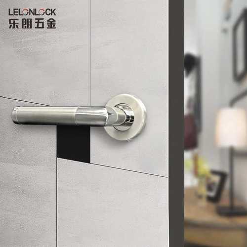 不锈钢304仿精铸简约门把手 室内门实木门锁配件间色门拉手