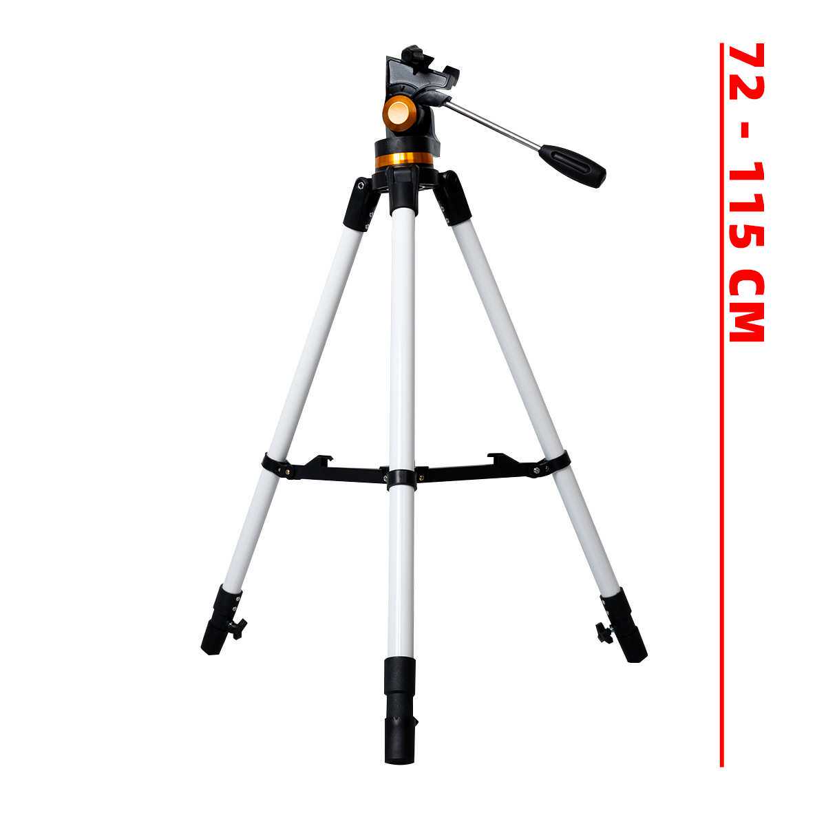 不锈钢三脚架AZ经纬仪接鸠尾板 抱箍连接主镜 天文望远镜三脚架