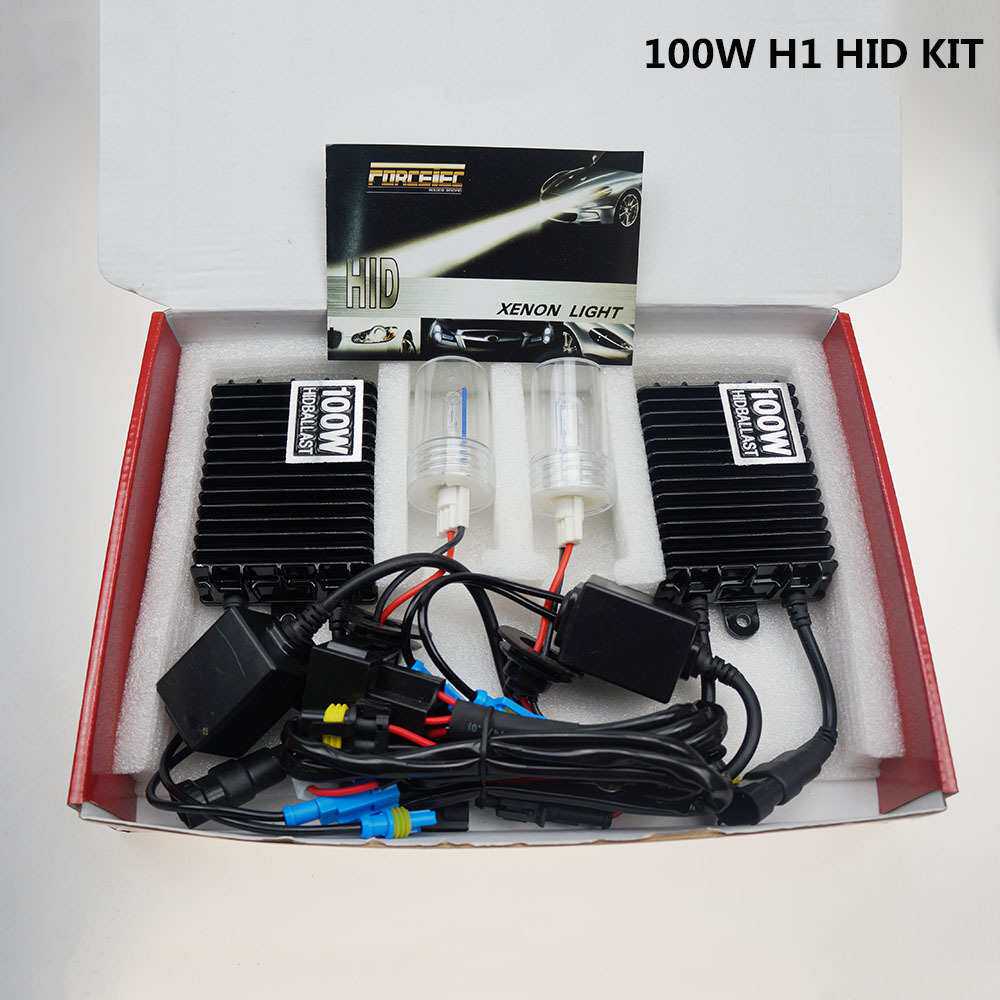 源头厂家 迪卢斯 100W hid氙气灯套装 大功率氙气灯H1 H4 H7车灯