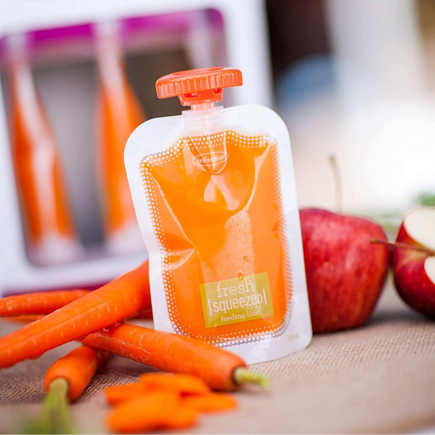 儿童果泥挤压器家用厨房便携工具果蔬榨汁机 Puree Squeezer