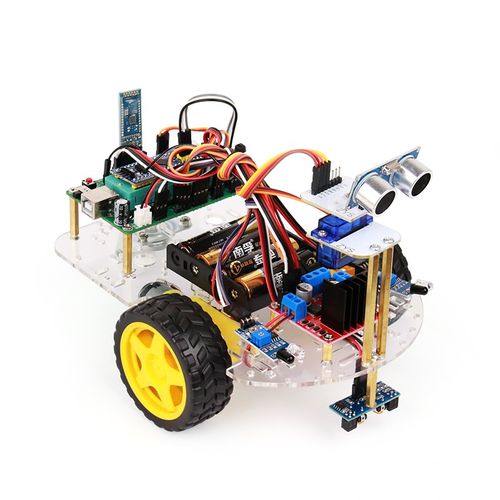 STM32单片机智能小车循迹寻迹 避障红外遥控编程开发板机器人套件