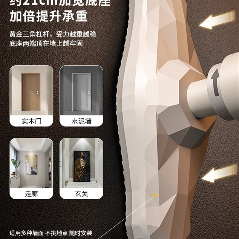 SND单杠家用室内引体向上器家庭儿童吊环免打孔门上单杆拉伸健身