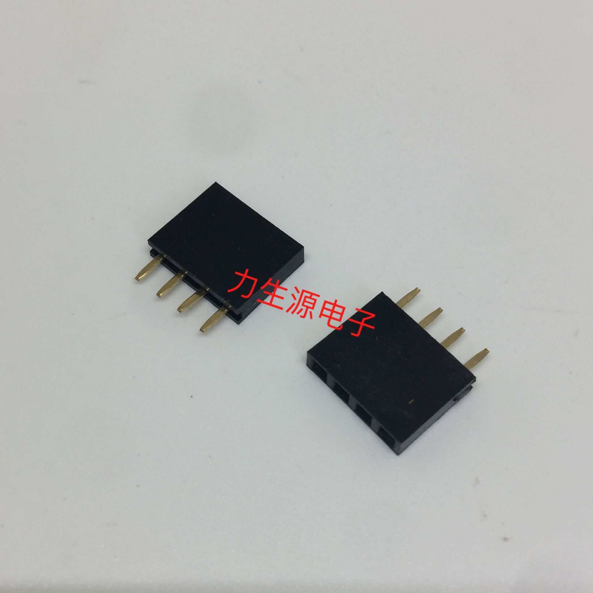 1X4P 1*4P 4P 单排排母 间距2.54MM 直脚 直针 单排直插母座