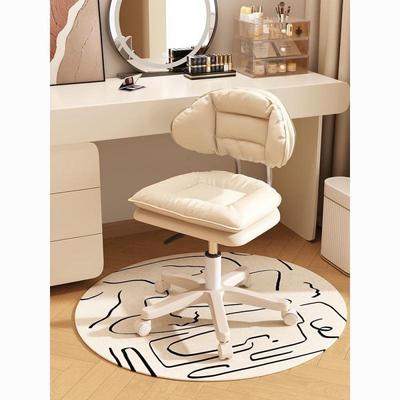 化妆椅女生卧室梳妆凳家用网红靠背滑轮椅轻奢高级梳妆台美甲椅子