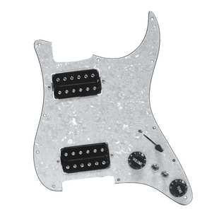 SQ电吉他双双拾音器面板总成HH铝镍钴拾音器三层PVC面板可切单