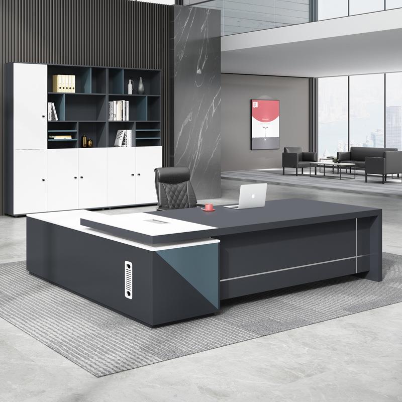 办公桌简约现代老板桌椅组合办公室家具大班台总裁经理主管桌