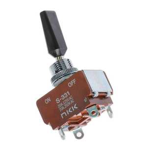 三档自复位钮子开关S-339R进口扁柄摇头开关