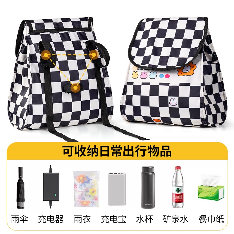 电动车前置物兜大容量电瓶车挂物包手机雨衣防水收纳袋子电车储物