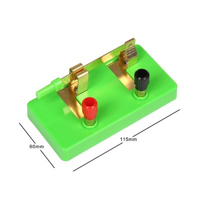 大号磁吸式单刀单掷开关插座物理电学电路实验教学演示器材教具
