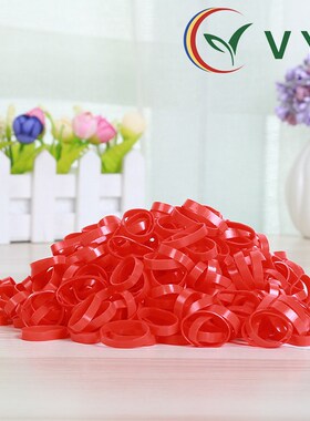 越南越意红色橡皮筋一次性橡胶圈tpu高弹皮筋圆形橡皮筋厂家