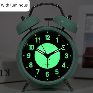 可充电夜光小闹钟,为学生提供超级响亮的家庭床旁卧室闹钟宿舍客