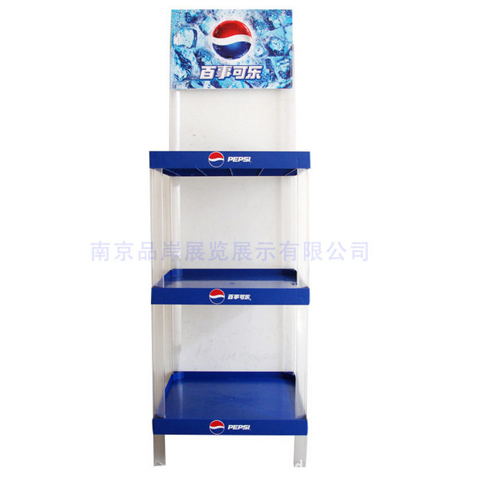 可口可乐塑料饮料陈列架可拆卸