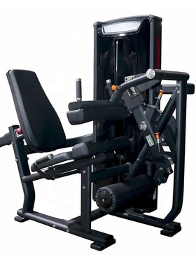 健身房商用运动器材fitness 两用功能坐式大腿伸展及屈伸结合机