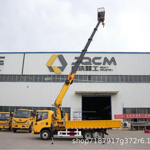 国六随车吊.6吨运输拉货一体车农用随车起重机