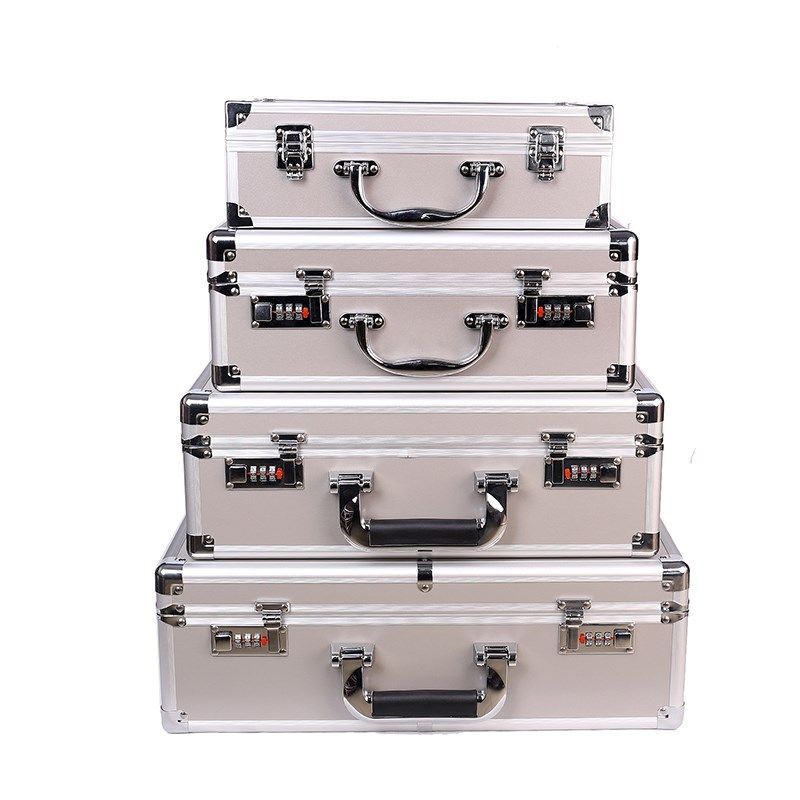 铝合金箱工具收纳箱航空医疗仪器运输战备物资箱文件箱化妆拉杆箱