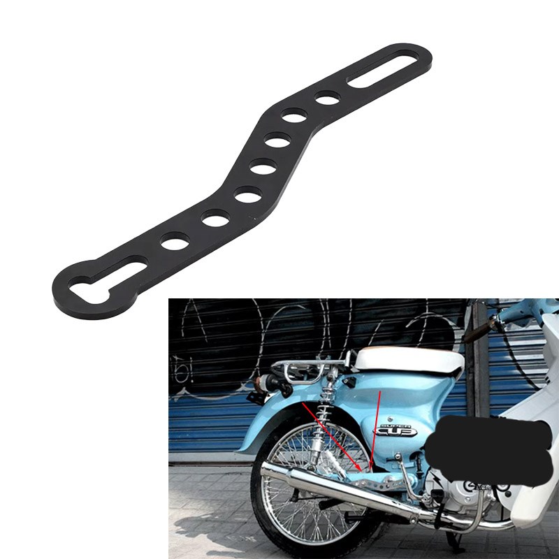 摩托车排气管改装踏板车跑车跨骑装车排气改装挂耳支架吊耳支架