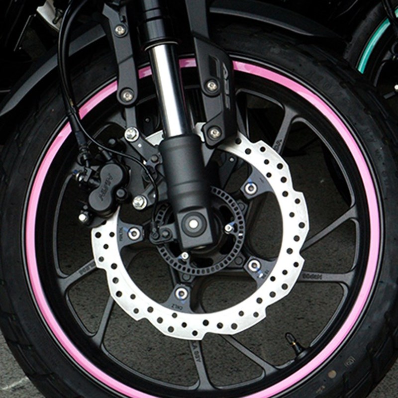 适用钱江QJ赛250/350/400轮毂贴改装摩托车个性车贴贴花拉花贴纸