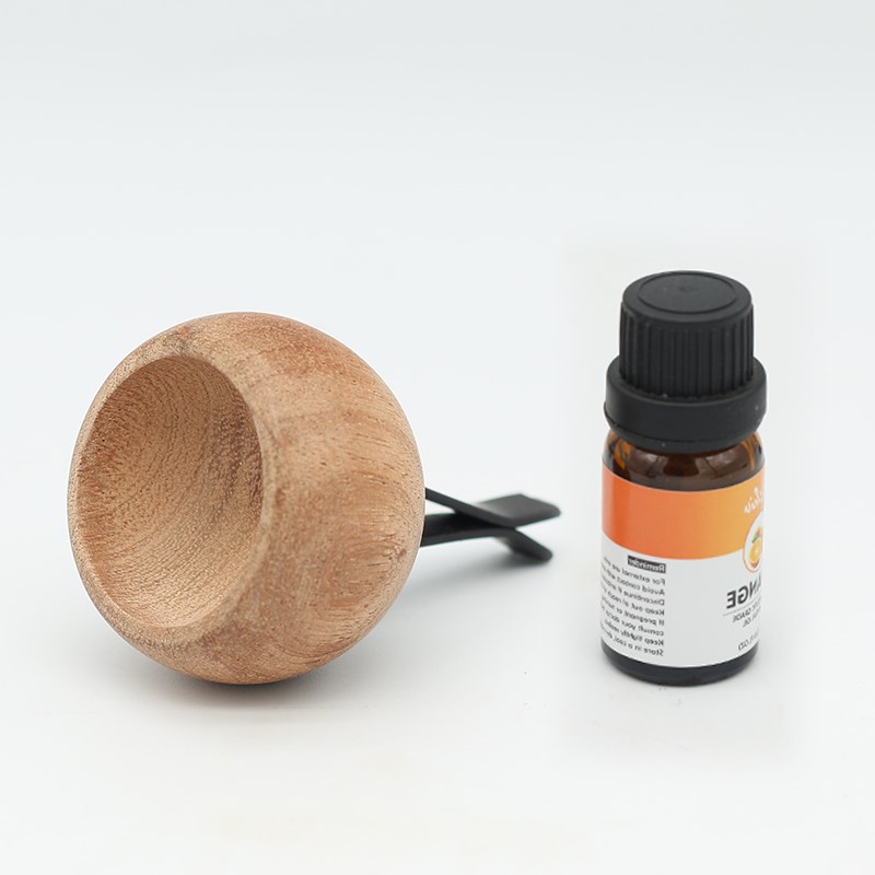 车用空调出风口扩香木汽车无火香薰车内实木香氛香水精油清香摆件