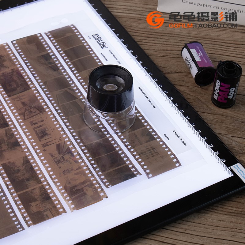 135胶片120底片观片台彩色负片幻灯片观片器拷贝台底片led光源