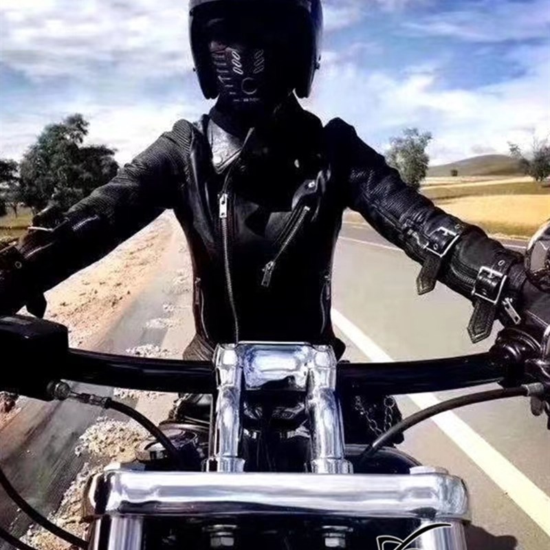 哈雷摩托机车全脸骑行防风防尘个性保暖半脸面具面罩围脖头套头巾