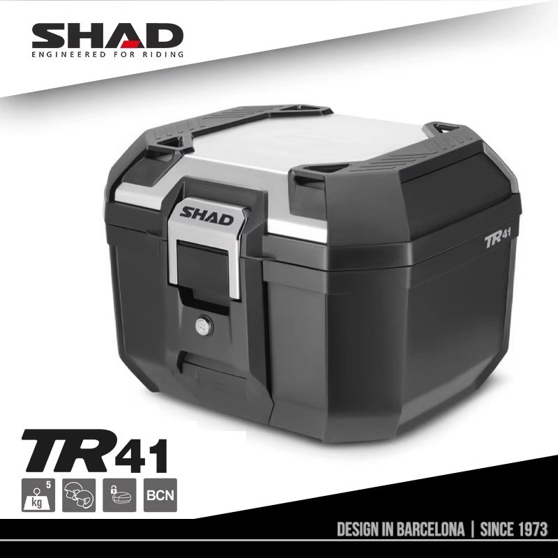 SHAD夏德尾箱快拆防水光阳本田ADV350踏板机车置物箱TR41后备箱