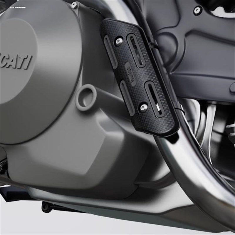 摩托车排气管防烫罩隔热盖奔达灰石250金吉拉300拿破仑450改装件